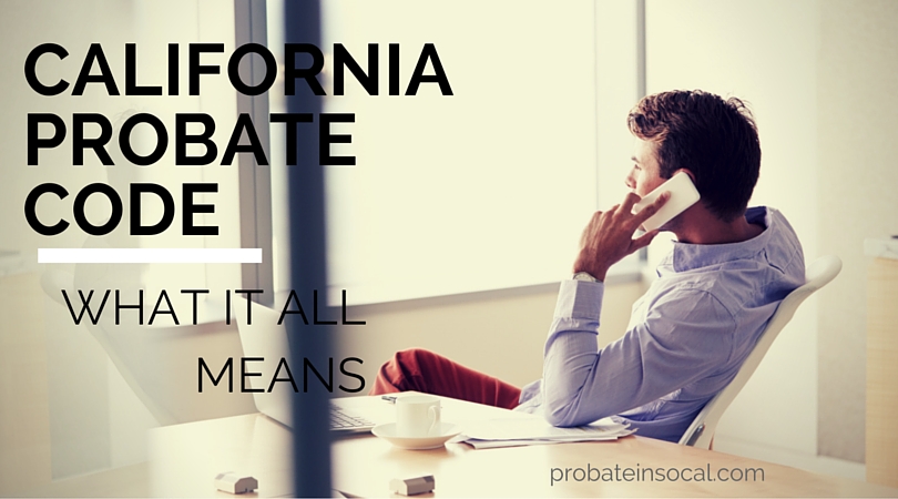 probate code of california